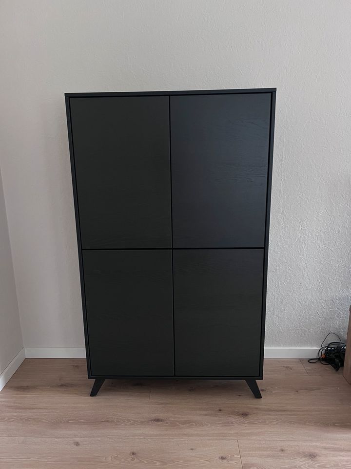 Highboard modern Eiche furniert Anthrazit in Aurich