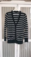 ❤ HILFIGER Strickjacke Jacke Pullover Shirt M 36 38 grau schwarz Schleswig-Holstein - Oldenburg in Holstein Vorschau