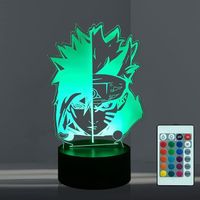 Uzumaki Naruto und Sasuke 3D RGB LED Nachtlicht + Bonuslampe Schleswig-Holstein - Bad Oldesloe Vorschau