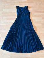 dunkelblaues Pliseekleid mit abnehmbaren Ärmeln Größe 36/38 Wandsbek - Hamburg Bramfeld Vorschau