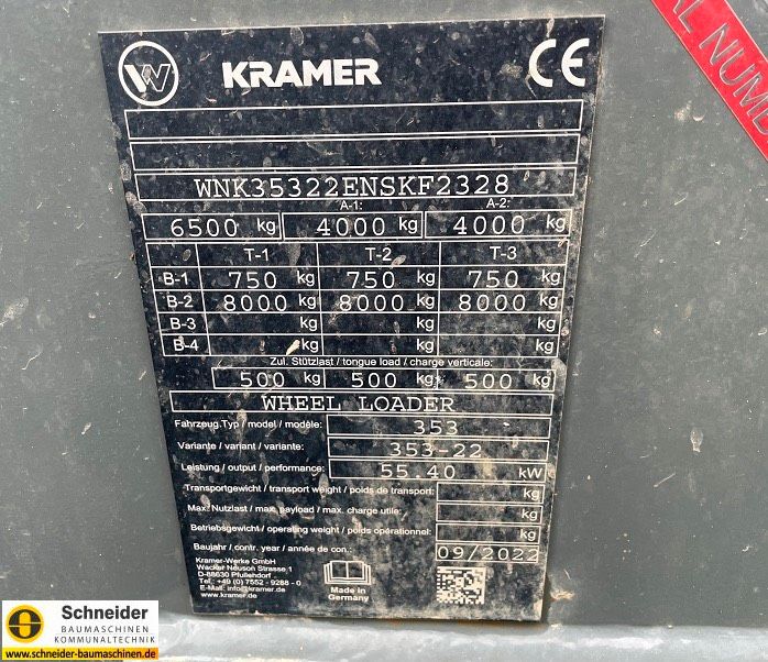 Kramer 5085 Radlader inkl. Schaufel und Palettengabel in Bad Breisig 