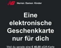 40€ Gutschein new Balance zu verkaufen Nordrhein-Westfalen - Geilenkirchen Vorschau