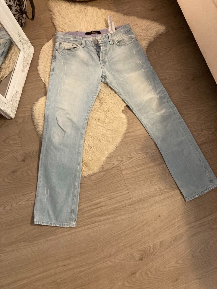 LTB Jeans Hollywood Straight 33/32 helle Waschung Used Look in Oberursel (Taunus)