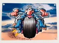 WERNER Harley Comic Banner Bild Honda Suzuki Motorrad Moped Film Nordrhein-Westfalen - Aldenhoven Vorschau