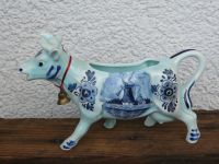 Altes Milchkännchen *Kuh* ~ Delft ~ hellblau-blau ~ Windmühle-RAR Hessen - Schaafheim Vorschau