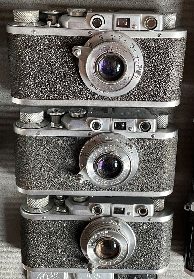 30 Sowjetische Russische Kameras Kiev FED Zorki Seltene Modelle in Stuhr