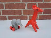 Vintage Spielzeugtiere / Elefant und Giraffe - DDR / UDSSR Nordrhein-Westfalen - Gronau (Westfalen) Vorschau