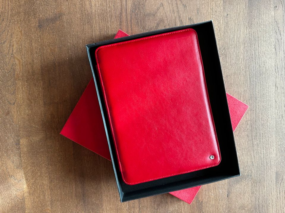 Noreve IPad Pro 11 Zoll Hülle Leder rot in Schwanau