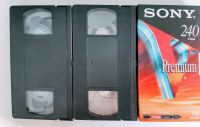 3 gebrauchte VHS Kassetten, bekannte Marken E240, Porto inclusive Nordrhein-Westfalen - Bad Honnef Vorschau