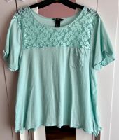 H&M Shirt Gr. L 40 Spitze Top mint Baden-Württemberg - Kernen im Remstal Vorschau