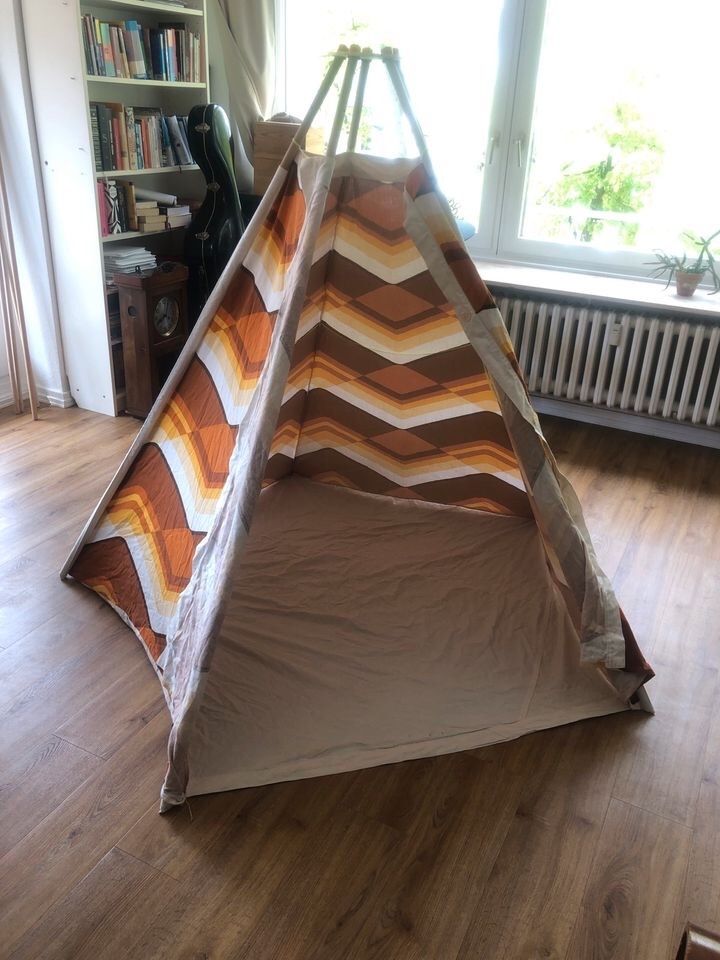 großes Kinder-Zelt, Spielzelt, Tipi, Unikat, handmade in Hamburg