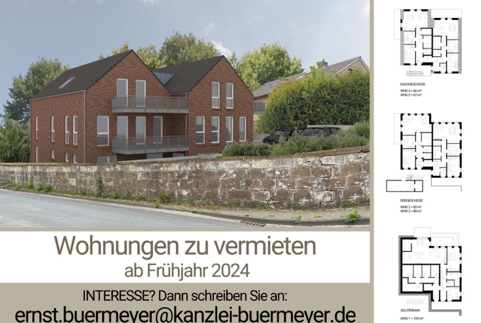 seniorengerechte Wohnungen in guter Lage in Bad Bentheim in Bad Bentheim