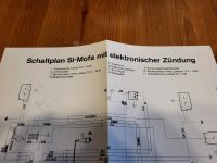 Schaltplan Vespa Mofa Si elektronische Zündung Sachsen - Hohenstein-Ernstthal Vorschau