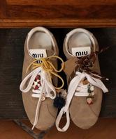 Miu Miu Plume Wüstenbeige Sneaker 39 neu Original Baden-Württemberg - Mannheim Vorschau