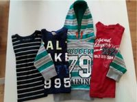 3 Langarm-Shirts / 1 Kapuzenpullover, Größe 98/104 Schleswig-Holstein - Gettorf Vorschau