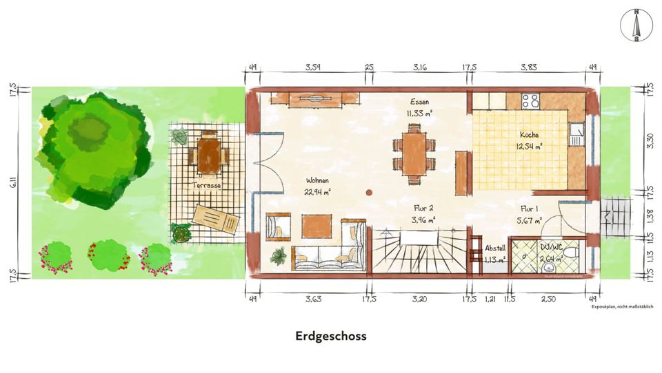 Bezugsfertig! Modernes KFW 55 EE RMH in sehr schöner Wohnlage in Neu Wulmstorf