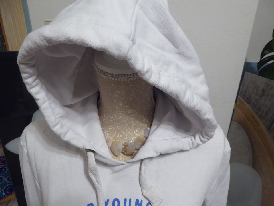 Pull & bear weißer Pulli, Hoodie, Gr. L in Nürnberg (Mittelfr)