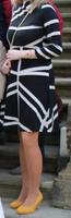 schwarz- weiße Kleid Sachsen - Kamenz Vorschau