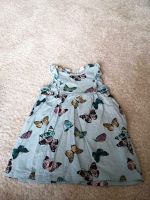 Kleid H&M Gr 86 Schmetterlinge hellblau mint Nordrhein-Westfalen - Versmold Vorschau