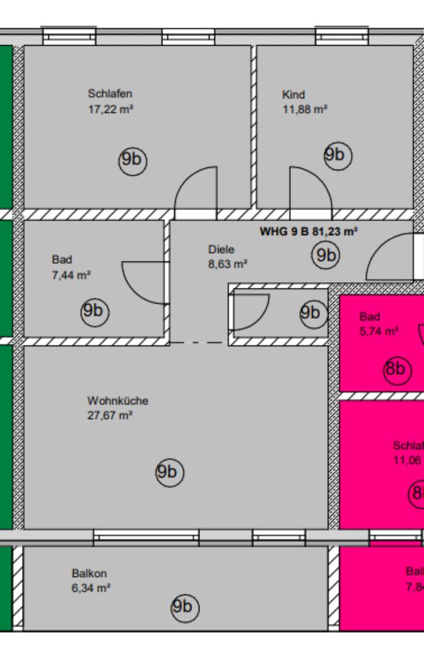 Helle 3-Zimmer Wohnung mit großem Balkon und zwei Tiefgaragenstellplätzen in Landshut