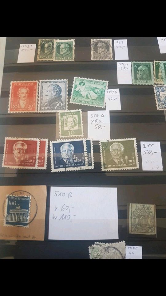 Briefmarken , Alben in Datteln