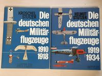 Die deutschen Militärflugzeuge 1910- 1918 + 1919-1934 2 Bildbände Nordrhein-Westfalen - Rheda-Wiedenbrück Vorschau