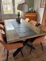 Tischplatte 1,8m x 1,2m Holz mit Glasplatte Rheinland-Pfalz - Willroth Vorschau