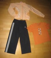 Mädchen ADIDAS Trainingsanzug mit TRIGEMA T-Shirt Gr. 152 Bayern - Schwarzenbach a d Saale Vorschau