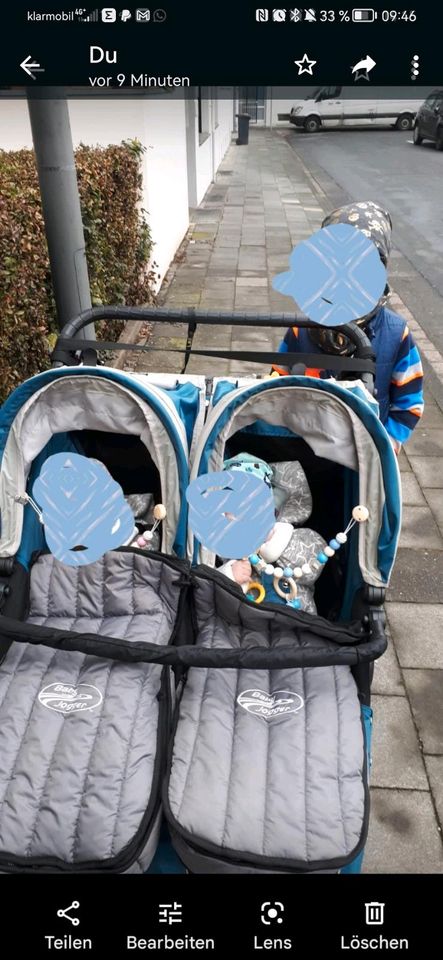 Baby jogger city mini gt double - Zwillingswagen Kinderwagen in Niederkassel