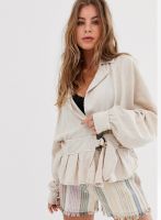 Bohemian Blousonjacke mit Gürtel von Free People 40 / M / L Kr. München - Oberschleißheim Vorschau