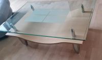 Couchtisch Glastisch Wohnzimmertisch Tisch Glas Holzoptik Bayern - Münchsmünster Vorschau