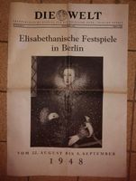 DIE WELT SEPTEMBER 1948 ZEITUNG SONDERHEFT BRITISCHE ZONE BERLIN Thüringen - Georgenthal Vorschau