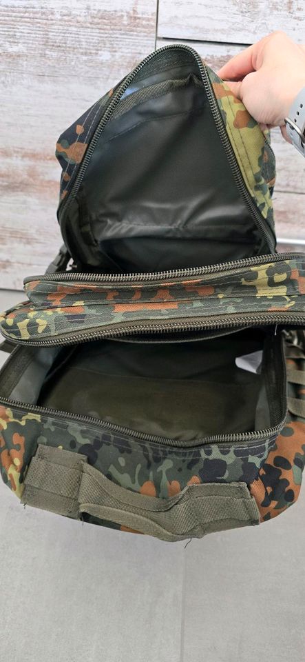 Rucksack, Flecktarn, MilTec in Neustadt am Rübenberge