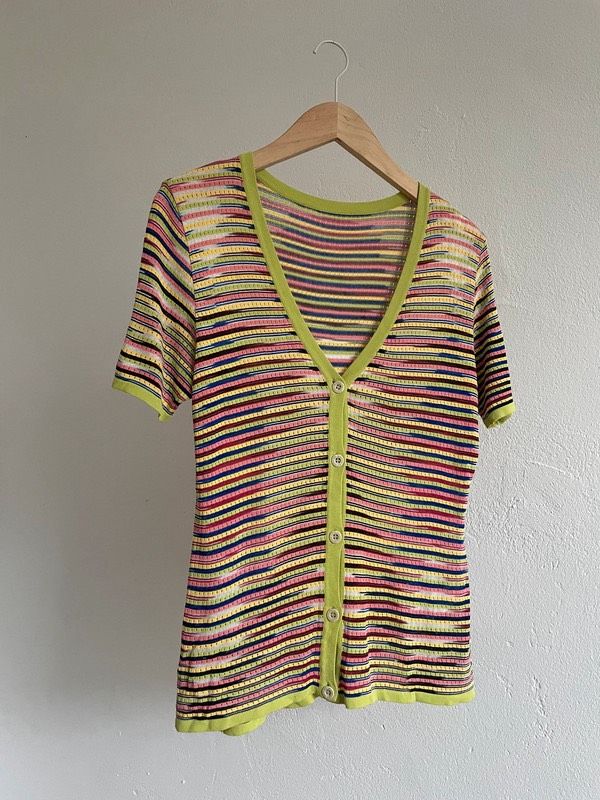 Missoni Shirt Strickjacke bunt gestreift Vintage in Berlin