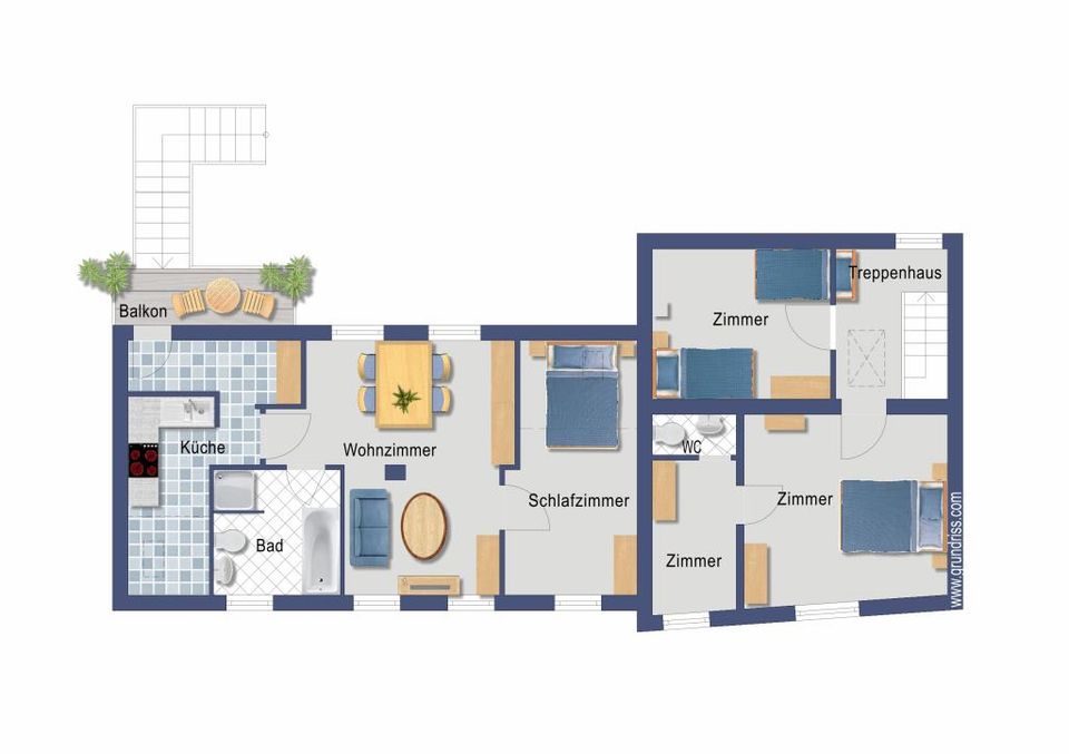 ** Kiedrich: Einfamilienhaus mit Einliegerwohnung in ruhiger Anliegerstraße ** in Kiedrich