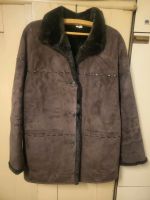 Kuschelige Winterjacke Parka/Mantel braun Gr. 42 Wildlederoptik Sachsen-Anhalt - Magdeburg Vorschau