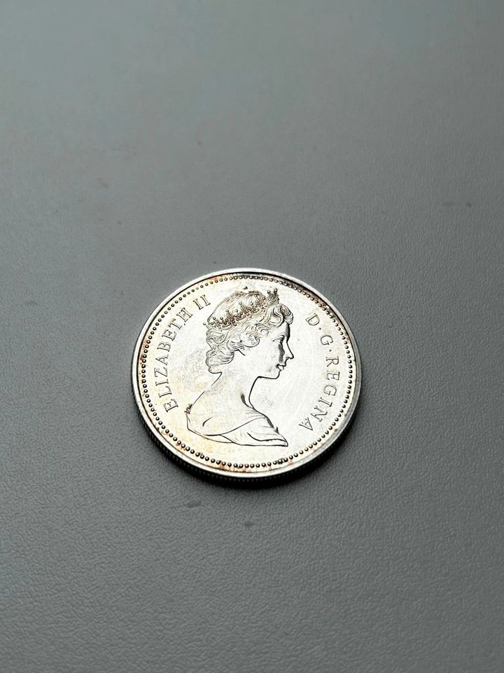 Silbermünze Canada Dollar 1972 Elisabeth II inkl. Schatulle in Hamburg