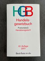 Neuwertig Handelsgesetzbuch HGB, Beck-Texte, 61. Auflage 5002 Niedersachsen - Meine Vorschau