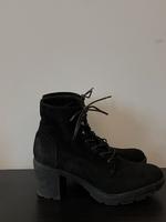 Leder Stiefel mit Blockabsatz von S.Oliver - Schwarz Hannover - Ricklingen Vorschau