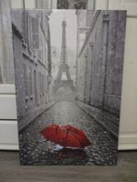 schönes schwarz weiß Bild mit Regenschirm Eifelturm Paris Niedersachsen - Soltau Vorschau