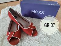 Slipper Ballerinas Mexx innen Leder rot flach Sommer Schuhe Gr 37 Niedersachsen - Garbsen Vorschau