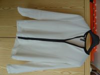 weiß-schwarze Bluse von Mango TOP  Gr. S Rheinland-Pfalz - Treis-Karden Vorschau