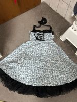 Neckholderkleid blau schwarz mit passenden Petticoat Gr . M Sachsen-Anhalt - Merseburg Vorschau