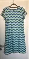 KLEID von More&More Gr 38 blau / grün Zick-Zack kurz Bayern - Regensburg Vorschau