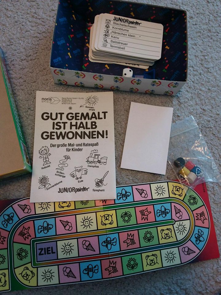 Gut gemalt ist halb gewonnen Junior Brettspiel Gesellschaftsspiel in Neustadt b.Coburg