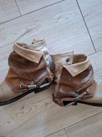 Biker Boots Stiefeletten A.S.98 Gr. 39 Beige/Braun Ludwigslust - Landkreis - Pampow Vorschau