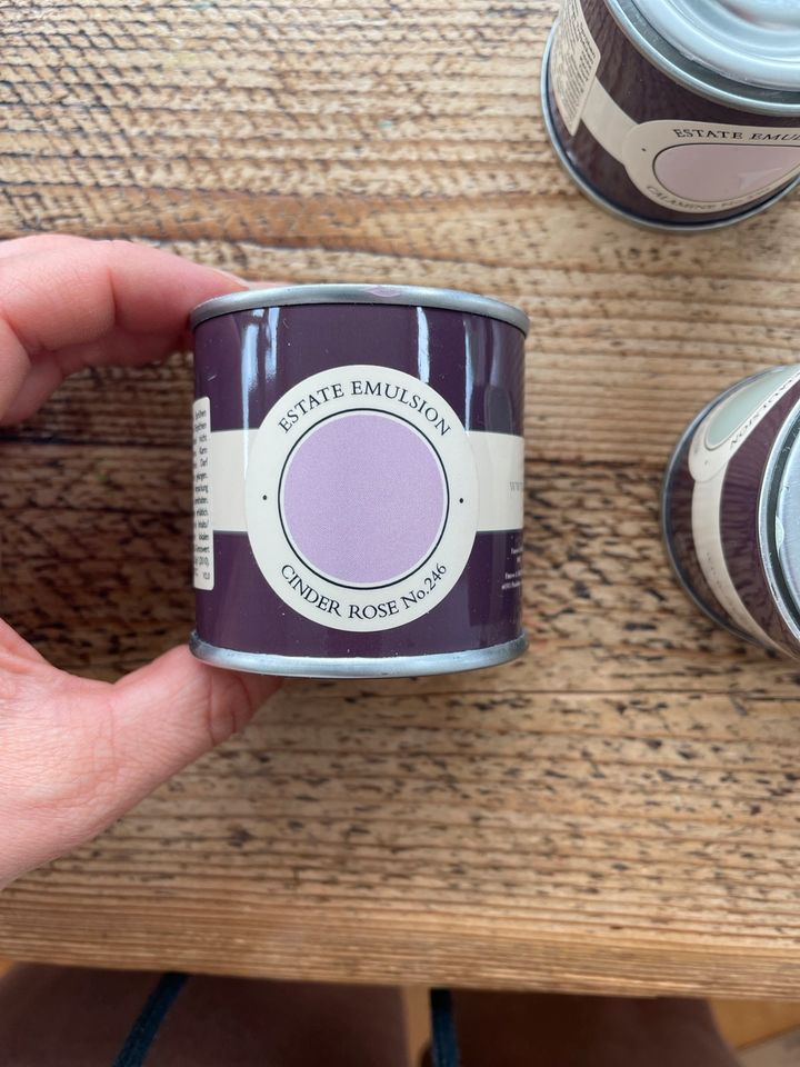 Farrow & Ball Farbe Muster | kleine Dosen zum Testen in Putzbrunn