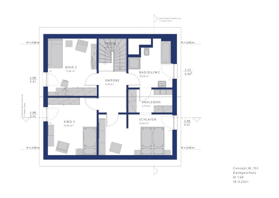 Planungsvorschlag/Aktionshaus Concept M 153 Fellbach als in Fellbach