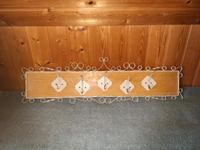 DDR Garderobe Kleiderhaken Hakenleiste Schmiedeeisern Sachsen - Grünhain-Beierfeld  Vorschau