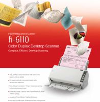 Fujitsu fi-6110 Dokumentenscanner Duplex (Neupreis 699 €) Hessen - Fernwald Vorschau